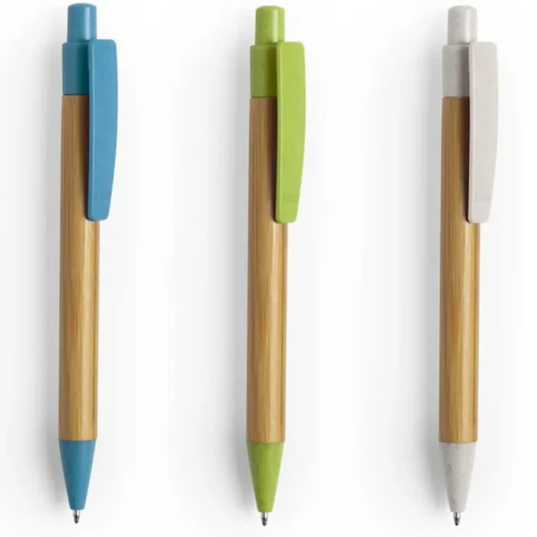 SERANG - ECO Friendly Bamboo Wheat Straw Pen Blue