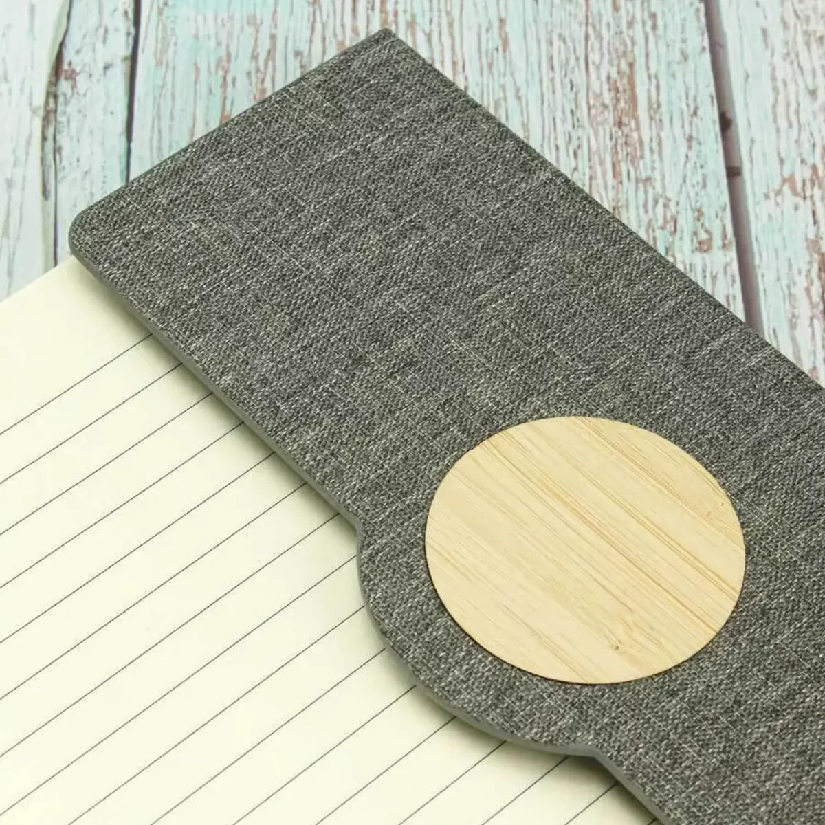 A5 Notebooks with Bamboo & Magnetic Closure RPET Image 5