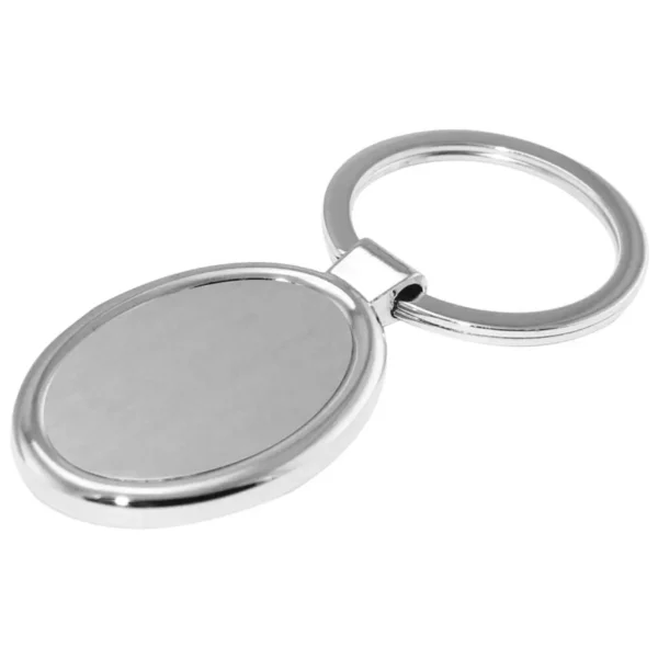 Metal Keychains Oval Shaped image 1