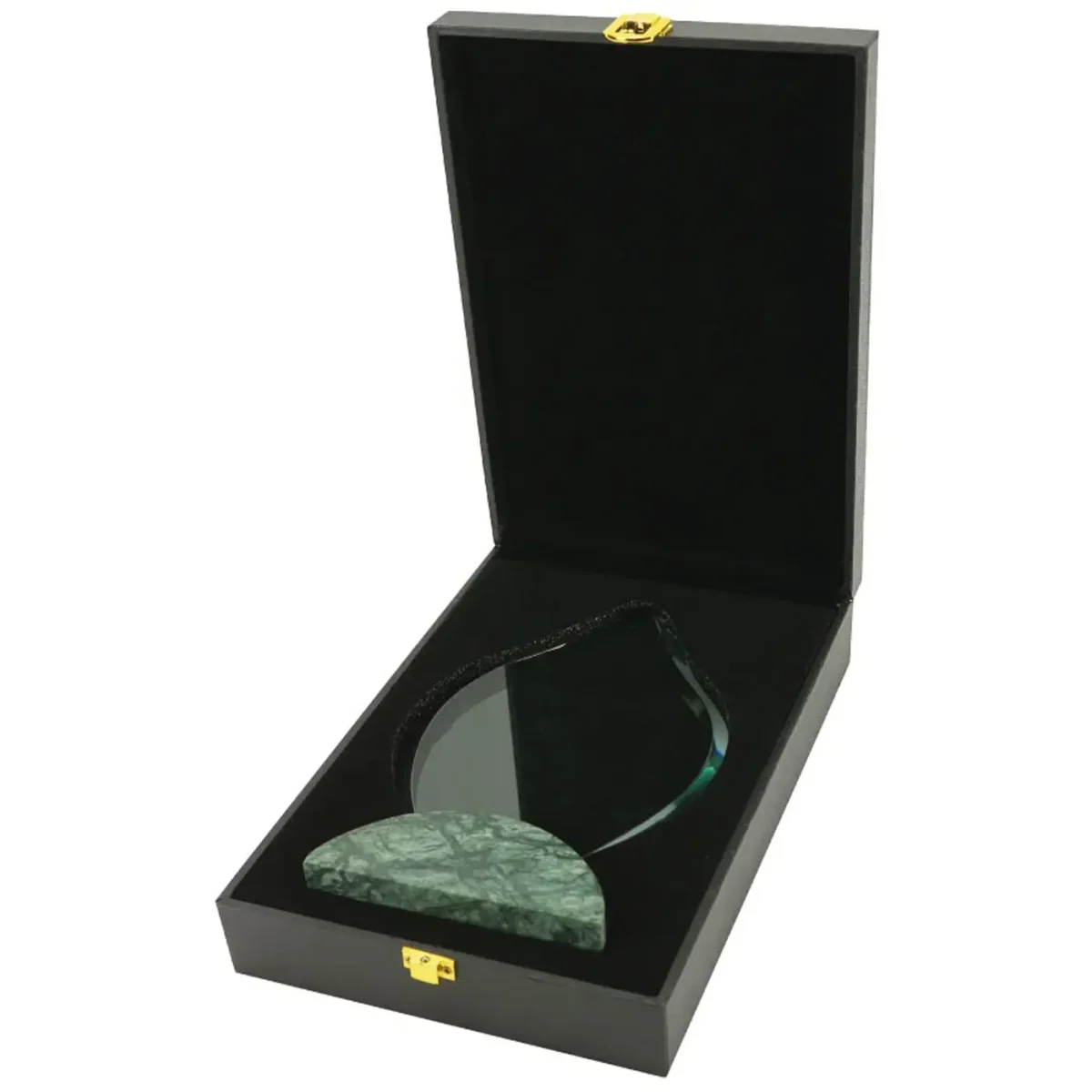 Personalized Awards Flame Shaped Crystal & Marble image 3