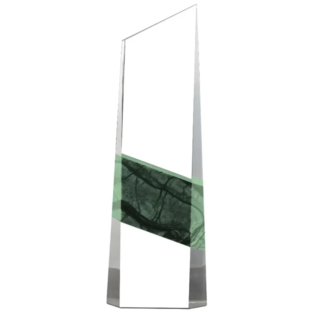 Personalized Awards Printing Vertical Crystal and Marble image 1