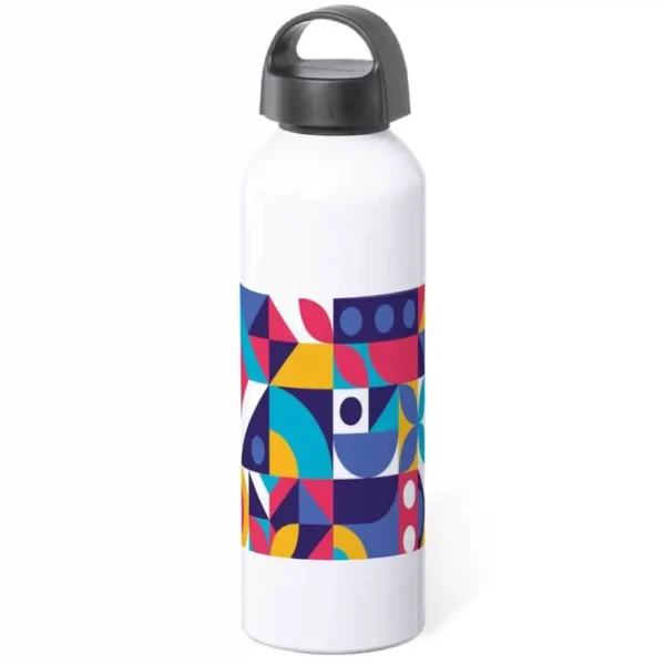 Promotional White Sublimation Bottles 800ml, Twist to Open image 5