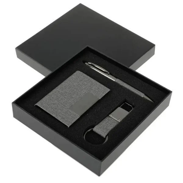 SILVAN - Gift Set (Card Holder, Key Chain and Pen) Grey image 1