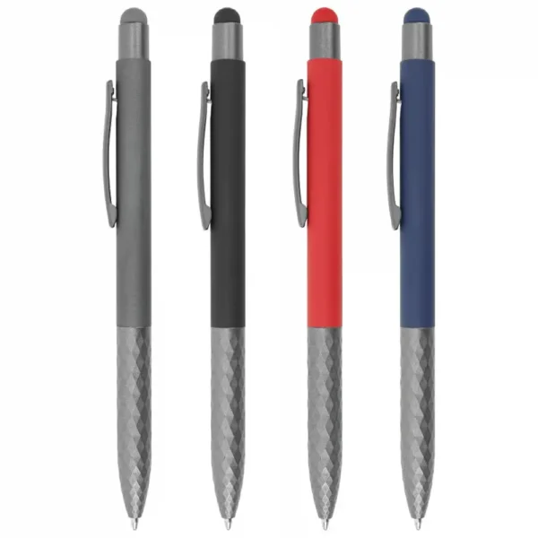 Stylus Metal Pens with Textured Grip image 3