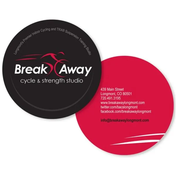 UNIQUE ROUND Shape Circular Business Card image 1