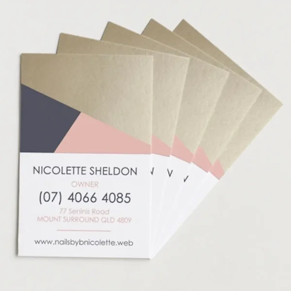 Velvet Laminated Business Cards - 350gsm image 1